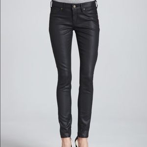 Rich and Skinny the legacy black coated jeans